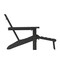 Flash Furniture Black Adirondack Chair with Ottoman and Cupholder LE-HMP-1045-110-BK-GG - alternate 8